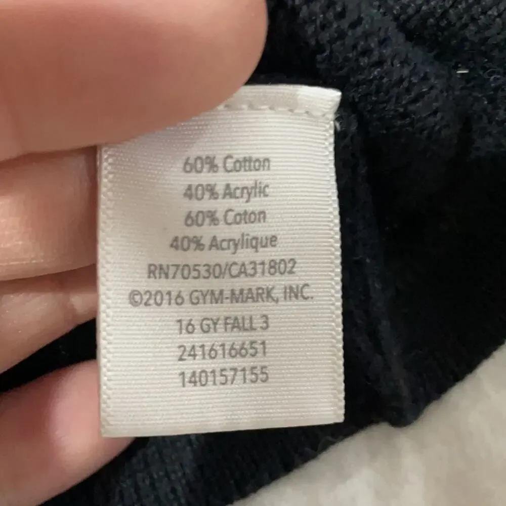 Gymboree 3t bling button black open cardigan like new puffed sleeves cotton soft